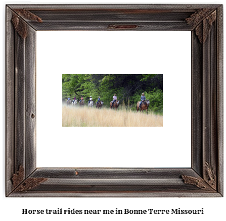 horse trail rides near me in Bonne Terre, Missouri